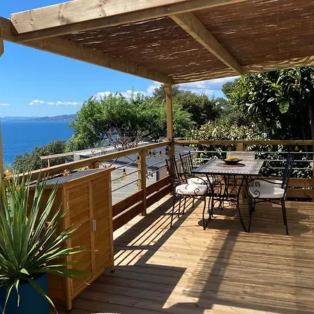 St Raphael- Mobile 3ch Clim -magnifique Vue Mer-ile D'or - Plages Et Piscine Dom wakacyjny Saint-Raphaël