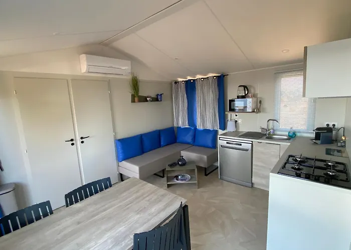بيت للعطل St Raphael- Mobile 3ch Clim -magnifique Vue Mer-ile D'or - Plages Et Piscine *