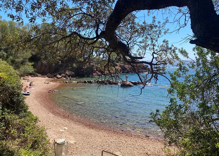 بيت للعطل St Raphael- Mobile 3ch Clim -magnifique Vue Mer-ile D'or - Plages Et Piscine